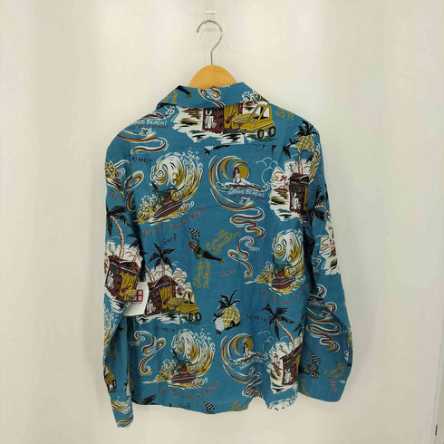 ウィアード WEIRDO HUT L/S SHIRTS ロングスリーブ アロハシャツ メンズ import:M
